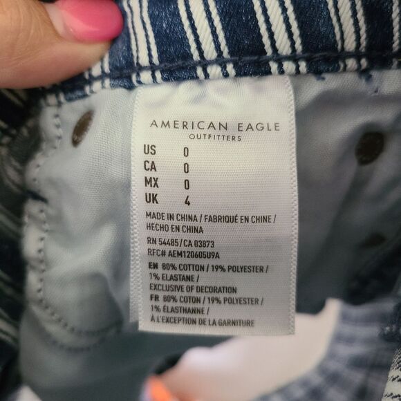 American‎ Eagle Outfitters Striped Hi-rise Shortie - Picture 5 of 5
